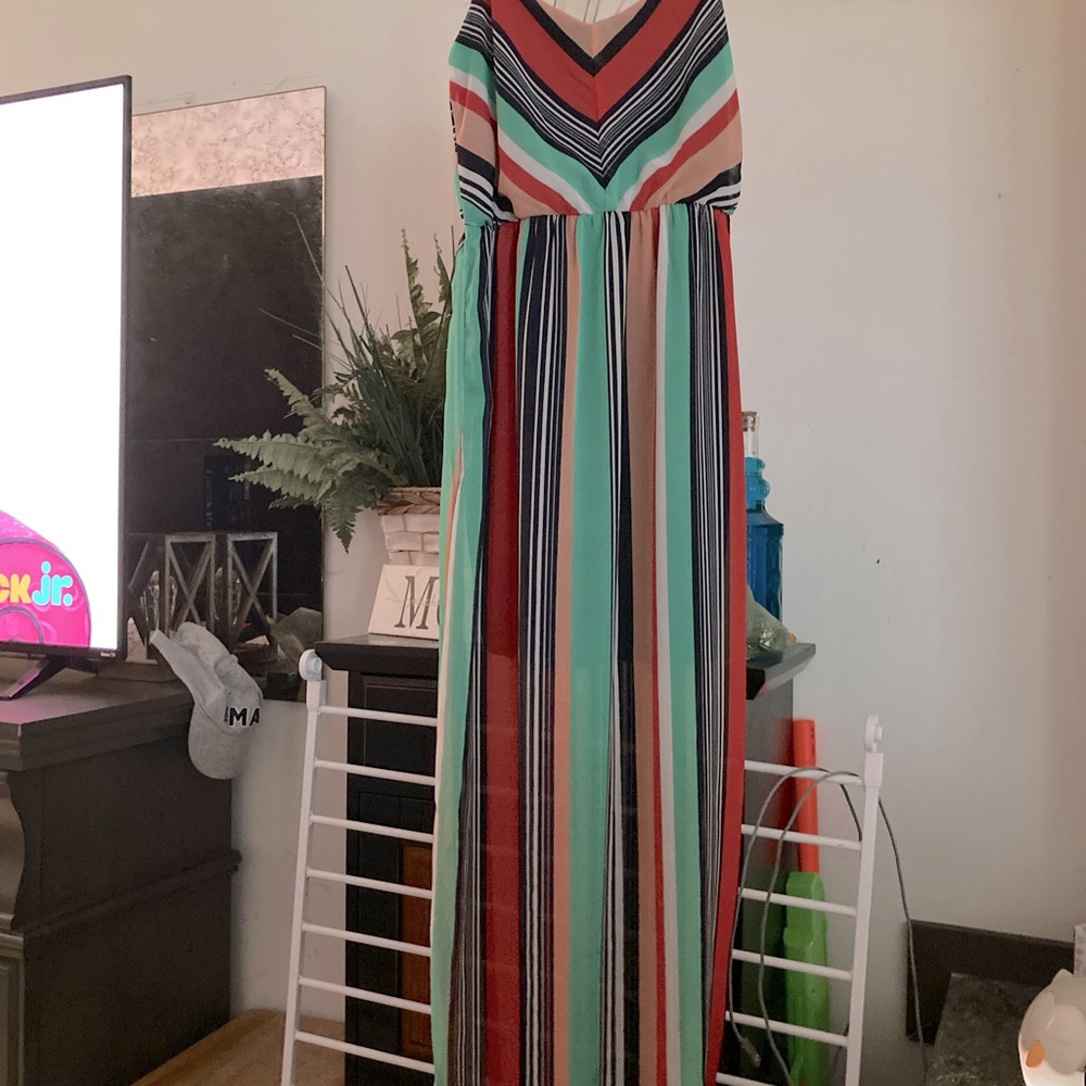 (5 FOR $25) Ruby Rox Summer Rainbow Dress